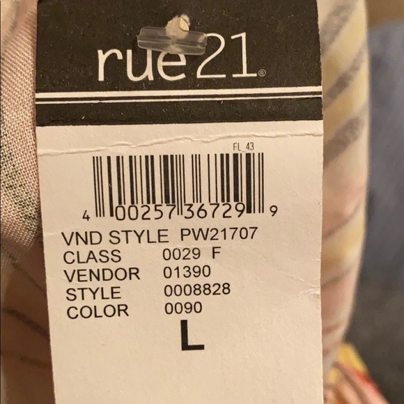 Off the shoulder colorful striped blouse - Picture 4 of 4